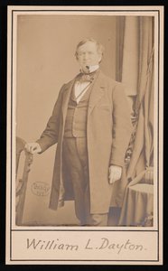 Portrett av William Lewis Dayton 1807-1864, før 1864. av Brady