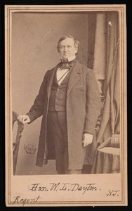 Portrett av William Lewis Dayton 1807-1864, før 1864.