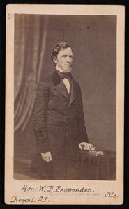 Portrett av William Pitt Fessenden 1806-1869, før 1869. av Brady
