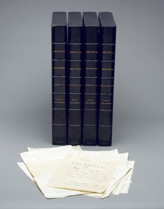 Bram Stokers originale maskinskrevne manuskript av 