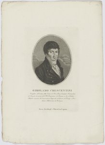Portrett av Girolamo Crescentini 1762-1846, etter 1800.