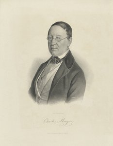 Portrett av pianisten og komponisten Charles Mayer 1799-1862, ca 1854.