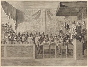 Charles II med sitt råd