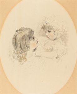 To barn av British 19th Century after George Henry Harlow
