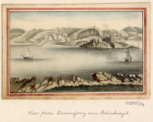 En serie skisser, utsikter i Storbritannia, kontinentet og Amerika 1772-1778 (akvarell) av British School