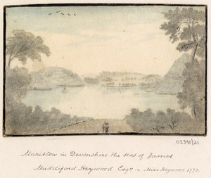 En serie skisser, utsikter i Storbritannia, kontinentet og Amerika 1772-1778 (akvarell) av British School