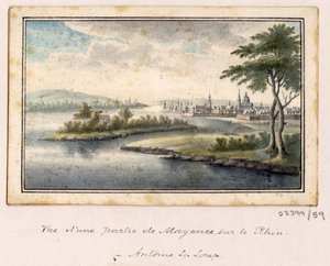En serie skisser, utsikter i Storbritannia, kontinentet og Amerika 1772-1778 (akvarell) av British School