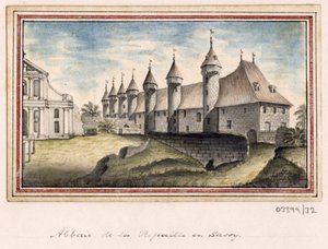 En serie skisser, utsikter i Storbritannia, kontinentet og Amerika 1772-1778 (akvarell) av British School