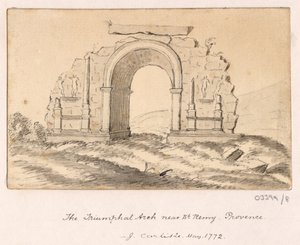 En serie skisser, utsikter i Storbritannia, kontinentet og Amerika 1772-1778 (skisse) av British School