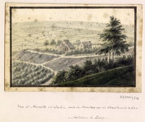 En serie skisser, utsikter i Storbritannia, kontinentet og Amerika 1772-1778 (akvarell) av British School