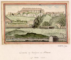 En serie skisser, utsikter i Storbritannia, kontinentet og Amerika 1772-1778 (akvarell) av British School