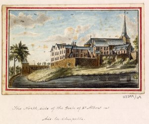En serie skisser, utsikter i Storbritannia, kontinentet og Amerika 1772-1778 (akvarell) av British School