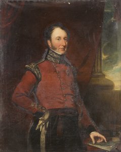 Kaptein Henry Charles Harford fra Frenchay Lodge (olje på lerret) av British School