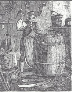 Cooper lager fat (gravering) av British School