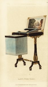 Elegant damearbeidsbord, Regency-tiden av British School