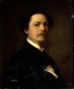 Portrett av en gentleman (olje på lerret)