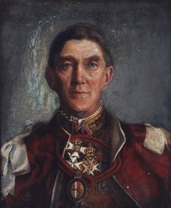 Sir Henry Farnham Burke, våpenkonge med strømpebånd av British School