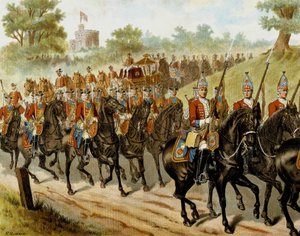 The Royal Escort (George II) i 1742 - i "" Harper