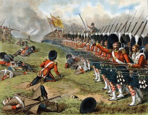 Fremrykningen av det 93. Sutherland Highlanders i slaget ved Alma 1854 - i "" Harper