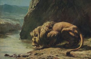 Kongen drikker, 1881, 1922. av Briton Riviere