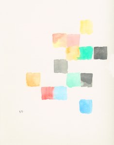 Pastellfargede blokker av Bronwyn Baker
