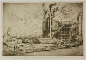 Chicago – Gas Tank Town, 29th St. og elven