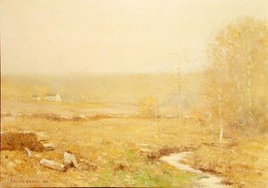 november morgen (olje på lerret)