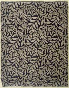 Frukt og løvverk, laget av Warner & Ramin, ca. 1875 (vevd silkevev)