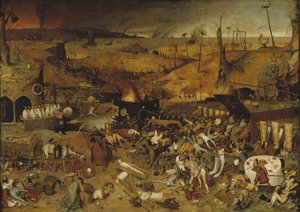 Dødens triumf, ca 1562-1563 av Bruegel