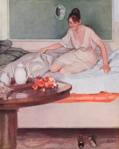 En morgengave (fargelitografi)