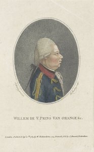 Portrett av William V, Prince of Orange-Nassau av Burnet Reading