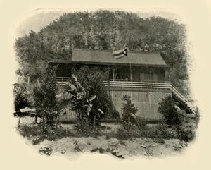 Cubansk hovedkvarter ved Daiquiri, spansk-amerikansk krig, juni 1898, 1899.