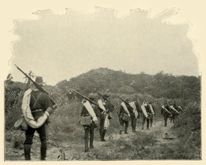 På vei fra Battlefield 1. og 10. til Rough Riders Scene of Conflict, over fjellene