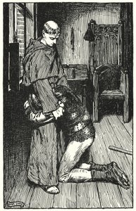 Illustrasjon for The Cloister and The Hearth av Charles Reade (litho)