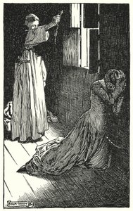 Illustrasjon for The Cloister and The Hearth av Charles Reade (litho)