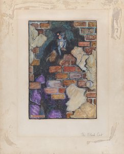 The Black Cat, for Edgar Allan Poes "Selected Tales of Mystery", 1909, 1909.