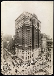 Hotel McAlpin, 34th Street og Broadway, New York, 1912 av Byron Company