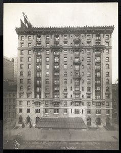 Hotel Woodstock på 127 West 43rd Street, New York, 1911 eller 1912 (sølv gelatintrykk) av Byron Company