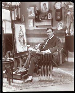 Mr. Harrison Fisher, 1905 (sølv gelatintrykk) av Byron Company