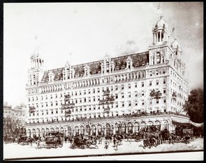 Fotografi av en tegning av Sherry's Hotel, London, av Hughson Frederick Hawley (1850-1936), 1905 (sølvgelatintrykk) av Byron Company
