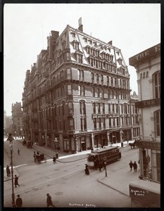 Hotel Victoria, det sørøstlige hjørnet av Broadway og 27th Street, New York, 1900 eller 1901 (sølv gelatintrykk) av Byron Company