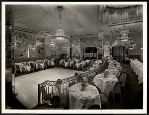 Iridium-rommet på Hotel St. Regis, 1937 (sølv gelatintrykk) av Byron Company