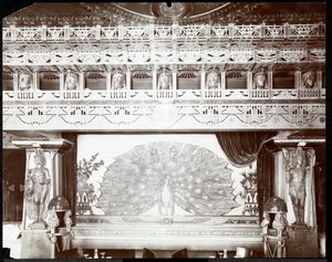 Restauranten på Murray's Hotel, detalj, ca. 1908 (sølv gelatintrykk) av Byron Company