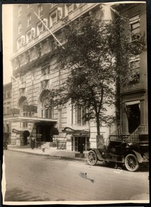 Utsikt over Robert Treat Hotel, Newark, New Jersey, 1916 (sølv gelatintrykk)