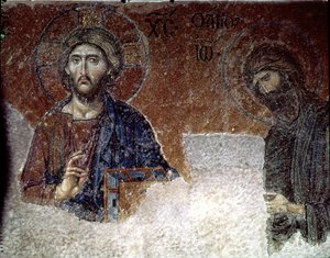 Kristus og døperen Johannes i Hagia Sophia (mosaikk)