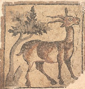 Ram nær et tre, 400-tallet av Byzantine