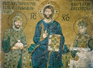 Zoe Mosaic, Hagia Sophia, Istanbul av Byzantine