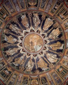 Apostlene (takmosaikk, 400-450) av Byzantine