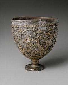 Antiokiakalken, 500-550 e.Kr. (forgylt sølv) av Byzantine Byzantine