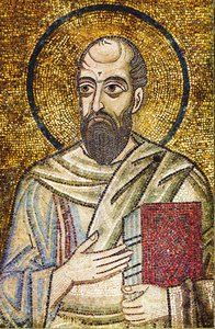 Apostelen Paulus detalj av Byzantine Byzantine